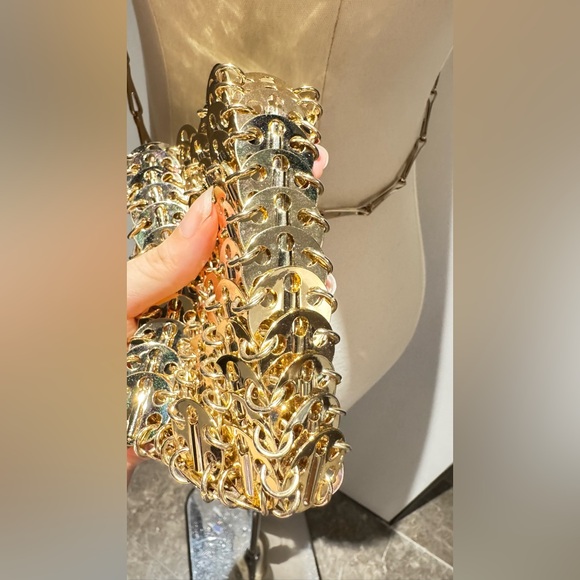Paco Rabanne 1969 Mini Gold Bag - Picture 8 of 14